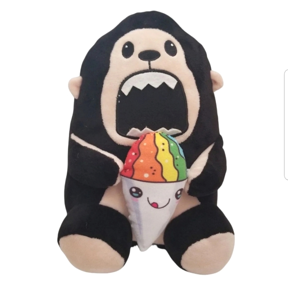 Peek-a-Boo Toys Snacks The Gorilla Plush